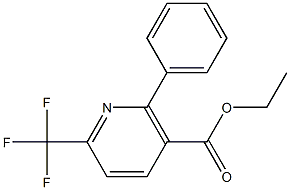 ethyl 2-phenyl-6-(trifluoromethyl)nicotinate Structure