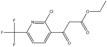 ethyl 3-(2-chloro-6-(trifluoromethyl)pyridin-3-yl)-3-oxopropanoate Structure