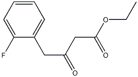 ethyl 4-(2-fluorophenyl)-3-oxobutanoate 구조식 이미지