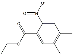 ethyl 4,5-dimethyl-2-nitrobenzoate 구조식 이미지