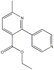 ethyl 6-methyl-2,4'-bipyridine-3-carboxylate Structure