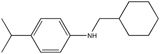 N-(cyclohexylmethyl)-4-isopropylbenzenamine 구조식 이미지