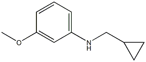 N-(cyclopropylmethyl)-3-methoxybenzenamine 구조식 이미지