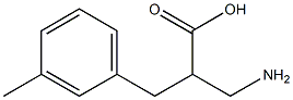 3-amino-2-(3-methylbenzyl)propanoic acid 구조식 이미지