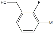 3-Bromo-2-fluorobenzyl alcohol 구조식 이미지