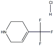 1,2,3,6-Tetrahydro-4-(trifluoromethyl)pyridine hydrochloride 구조식 이미지