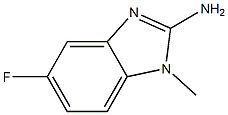 2-Amino-5-fluoro-1-methylbenzimidazole 구조식 이미지