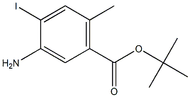 Tert-butyl (3-amino-4-iodo-6-methyl)benzoate Structure