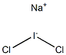 Sodium dichloroiodide Structure