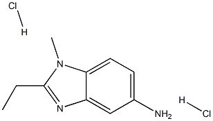 2-Ethyl-1-methyl-1H-benzoimidazol-5-ylaminedihydrochloride 구조식 이미지