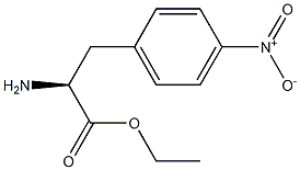 3-(4-nitro-phenyl)-L-alanine ethylester Structure