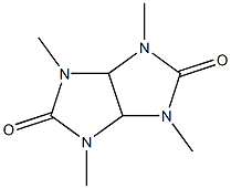 2,4,6,8-tetramethyl-2,4,6,8-tetrazabicyclo[3.3.0]octane-3,7-dione 구조식 이미지