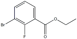 Ethyl 3-bromo-2-fluorobenzoate 구조식 이미지