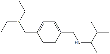({4-[(diethylamino)methyl]phenyl}methyl)(3-methylbutan-2-yl)amine Structure