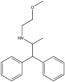(1,1-diphenylpropan-2-yl)(2-methoxyethyl)amine 구조식 이미지