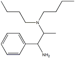 (1-amino-1-phenylpropan-2-yl)dibutylamine Structure