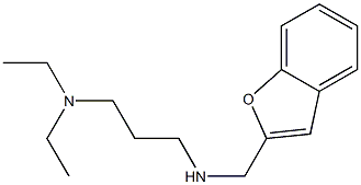 (1-benzofuran-2-ylmethyl)[3-(diethylamino)propyl]amine 구조식 이미지