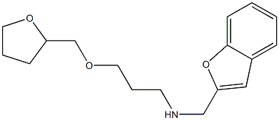 (1-benzofuran-2-ylmethyl)[3-(oxolan-2-ylmethoxy)propyl]amine 구조식 이미지