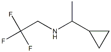 (1-cyclopropylethyl)(2,2,2-trifluoroethyl)amine Structure