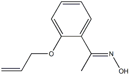 (1E)-1-[2-(allyloxy)phenyl]ethanone oxime Structure