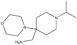 (1-isopropyl-4-morpholin-4-ylpiperidin-4-yl)methylamine 구조식 이미지