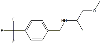 (1-methoxypropan-2-yl)({[4-(trifluoromethyl)phenyl]methyl})amine 구조식 이미지