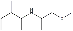 (1-methoxypropan-2-yl)(3-methylpentan-2-yl)amine 구조식 이미지