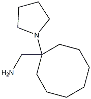 (1-pyrrolidin-1-ylcyclooctyl)methylamine 구조식 이미지