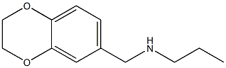 (2,3-dihydro-1,4-benzodioxin-6-ylmethyl)(propyl)amine Structure