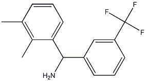 (2,3-dimethylphenyl)[3-(trifluoromethyl)phenyl]methanamine 구조식 이미지