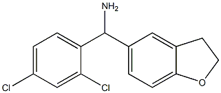 (2,4-dichlorophenyl)(2,3-dihydro-1-benzofuran-5-yl)methanamine 구조식 이미지