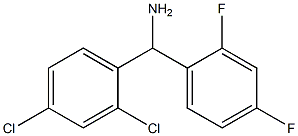 (2,4-dichlorophenyl)(2,4-difluorophenyl)methanamine 구조식 이미지