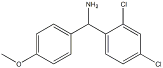 (2,4-dichlorophenyl)(4-methoxyphenyl)methanamine 구조식 이미지