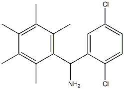 (2,5-dichlorophenyl)(2,3,4,5,6-pentamethylphenyl)methanamine 구조식 이미지