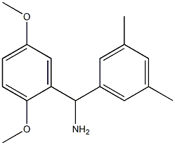 (2,5-dimethoxyphenyl)(3,5-dimethylphenyl)methanamine Structure