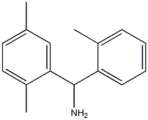 (2,5-dimethylphenyl)(2-methylphenyl)methanamine 구조식 이미지