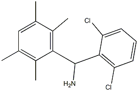 (2,6-dichlorophenyl)(2,3,5,6-tetramethylphenyl)methanamine Structure