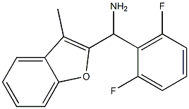 (2,6-difluorophenyl)(3-methyl-1-benzofuran-2-yl)methanamine 구조식 이미지