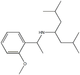 (2,6-dimethylheptan-4-yl)[1-(2-methoxyphenyl)ethyl]amine 구조식 이미지