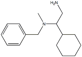 (2-amino-1-cyclohexylethyl)(benzyl)methylamine Structure