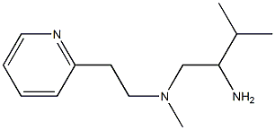 (2-amino-3-methylbutyl)(methyl)[2-(pyridin-2-yl)ethyl]amine Structure