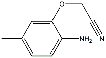 (2-amino-5-methylphenoxy)acetonitrile Structure