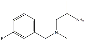 (2-aminopropyl)[(3-fluorophenyl)methyl]methylamine Structure