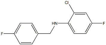 (2-chloro-4-fluorophenyl)(4-fluorophenyl)methylamine Structure