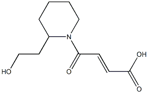 (2E)-4-[2-(2-hydroxyethyl)piperidin-1-yl]-4-oxobut-2-enoic acid Structure