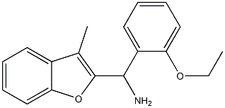 (2-ethoxyphenyl)(3-methyl-1-benzofuran-2-yl)methanamine 구조식 이미지