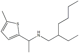 (2-ethylhexyl)[1-(5-methylthiophen-2-yl)ethyl]amine Structure
