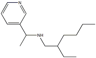 (2-ethylhexyl)[1-(pyridin-3-yl)ethyl]amine Structure