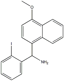 (2-iodophenyl)(4-methoxynaphthalen-1-yl)methanamine 구조식 이미지