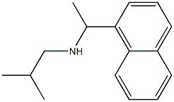 (2-methylpropyl)[1-(naphthalen-1-yl)ethyl]amine 구조식 이미지